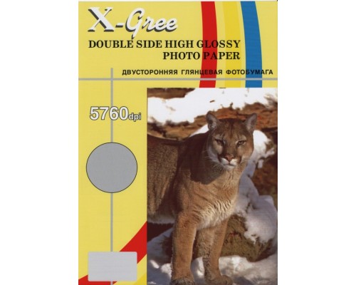 A4 CL160DG  X-GREE (100л) DOUBLE GLOSSY COLOR LASER PAPER (160гр.)