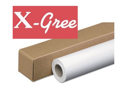 SAG120-24*30 Бумага рулонная X-Gree Self-Adhesive самоклеящаяся глянцевая 24
