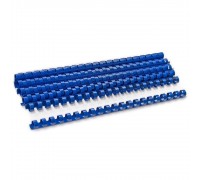 Пластиковые пружины для переплета (16 мм/145) синие (100 шт в пач)