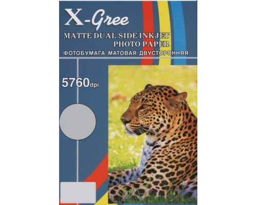 Фотобумага X-GREE MD200-A4-50 Матовая Двухсторонняя  А4/50/200гр (20)