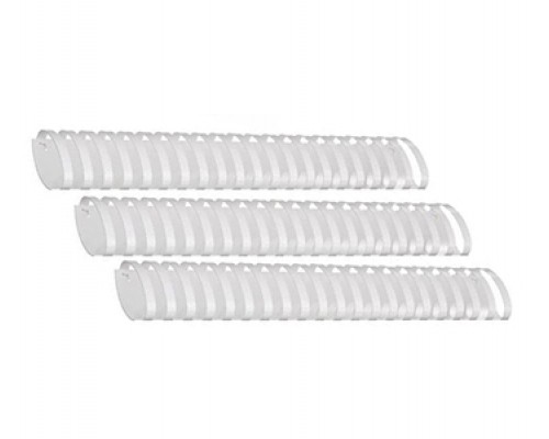 Пластиковые пружины овальные 45 ММ/440  (50 шт в пачке) белые