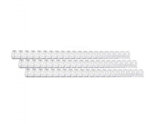 Пластиковые пружины для переплета (10 мм/65) прозрачные (100 шт в пач)