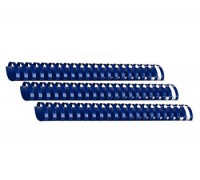 Пластиковые пружины овальные 35 ММ/330  (50 шт в пачке)  синие