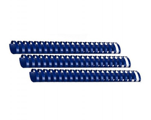 Пластиковые пружины овальные 38 ММ/360  (50 шт в пачке) синие