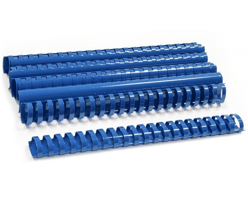 Пластиковые пружины овальные 51 ММ/500 (50 шт в пачке) синие