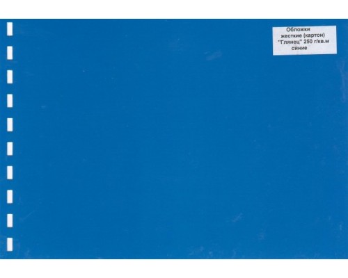 Обложки картон глянец iBind А3/100/250г  синие