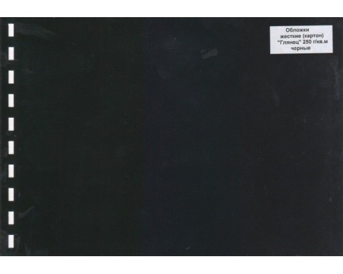 Обложки картон глянец iBind А3/100/250г  черные