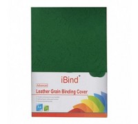 Обложки картон глянец iBind А4/100/250г  зеленые