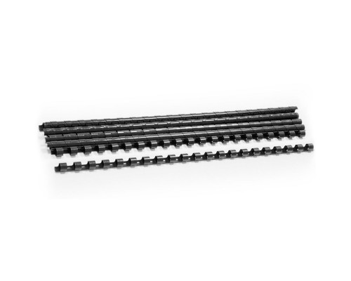 Пластиковые пружины для переплета  (6 мм/25) черные (100 шт в пач)