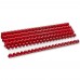 Пластиковые пружины для переплета  (6 мм/25) красные (100 шт в пач)