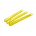 Пластиковые пружины для переплета  (8 мм/45) желтые (100 шт в пач)