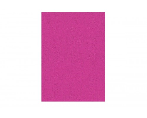 Обложка картон кожа iBind А4/100/230г  розовая (hot pink)   (WP-20)