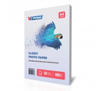 GV180-A4-50 Фотобумага для струйной печати VPRINT Глянцевая односторонняя A4*210x297мм/50л/180г (36)