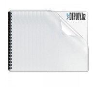 Обложка для переплёта iBIND Пластиковая Прозрачная PVC/ПВХ 0,20мм A3/100л/200микрон Цвет: Прозрачный