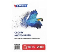 GV230-4R-100 Фотобумага для струйной печати VPRINT Глянцевая односторонняя  4R*102x152мм/100л/230г 